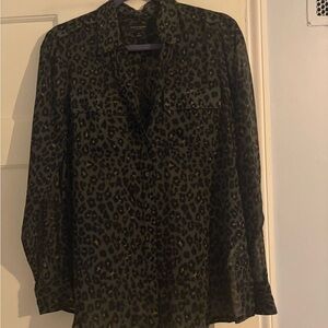 Banana Republic Animal Print Shirt
